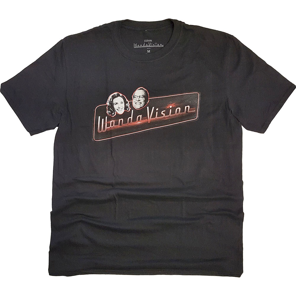 Marvel WandaVision - Red Logo Tshirt Homme - Noir